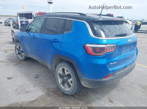 3C4NJDCB1JT230643 2018 JEEP COMPASS Синий Задняя левая четверть