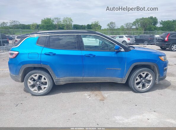 3C4NJDCB1JT230643 2018 JEEP COMPASS Синий Вид задней части салона