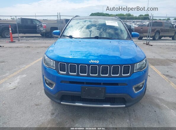 3C4NJDCB1JT230643 2018 JEEP COMPASS Синий Вид щитка приборов