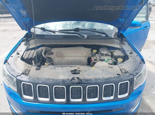3C4NJDCB1JT230643 2018 JEEP COMPASS Синий Вид сзади