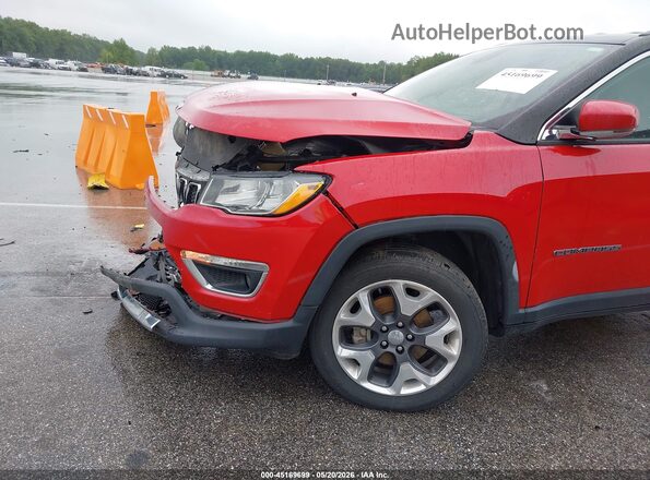 3C4NJDCB1KT595356 2019 JEEP COMPASS Красный Вид спереди
