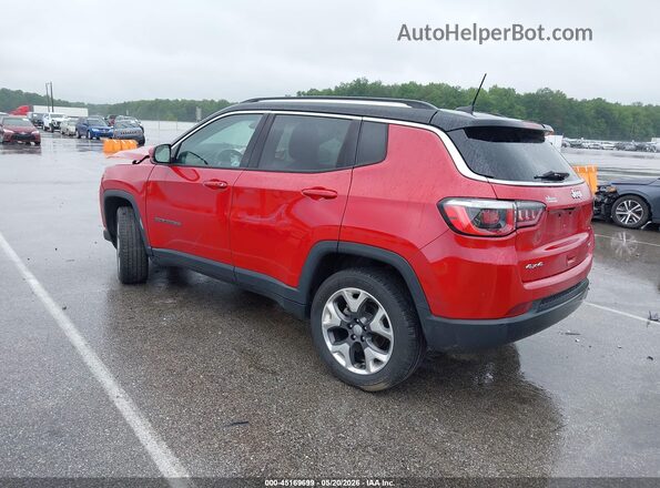 3C4NJDCB1KT595356 2019 JEEP COMPASS Красный Задняя левая четверть