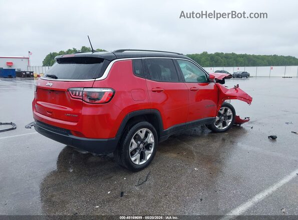 3C4NJDCB1KT595356 2019 JEEP COMPASS Красный Задняя правая четверть