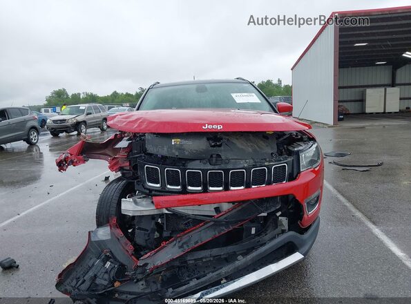 3C4NJDCB1KT595356 2019 JEEP COMPASS Красный Вид задней части салона