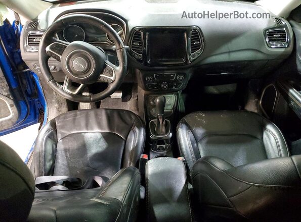 3C4NJDCB1LT101725 2020 JEEP COMPASS Blue Вид панелі приладів