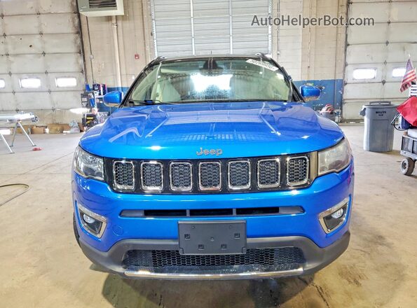3C4NJDCB1LT101725 2020 JEEP COMPASS Blue Вид спереду