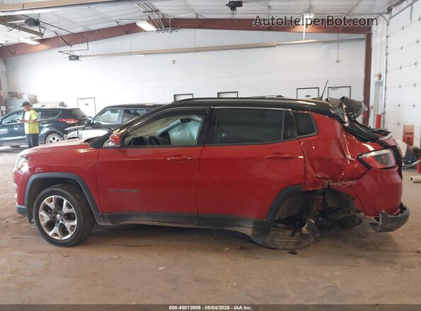 3C4NJDCB1LT228281 2020 JEEP COMPASS Red Vista interior trasera