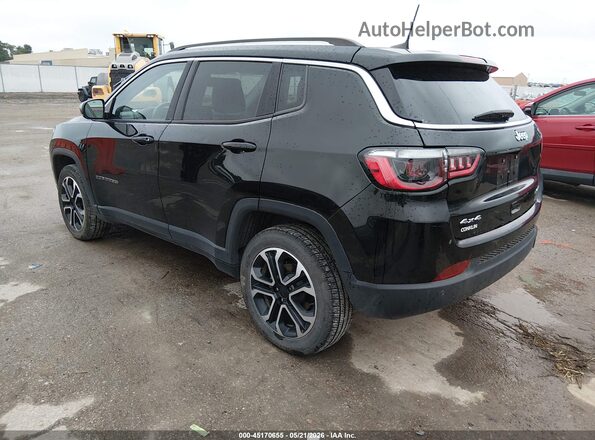 3C4NJDCB1NT107172 2022 JEEP COMPASS Black Tył lewy