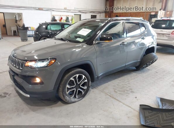 3C4NJDCB1NT111822 2022 JEEP COMPASS Серый Передняя левая четверть