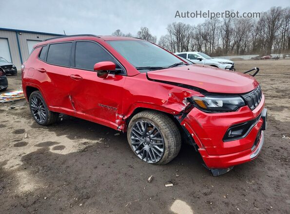 3C4NJDCB1NT181689 2022 JEEP COMPASS Red Przód prawy
