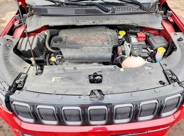 3C4NJDCB1NT181689 2022 JEEP COMPASS Red Widok komory silnika