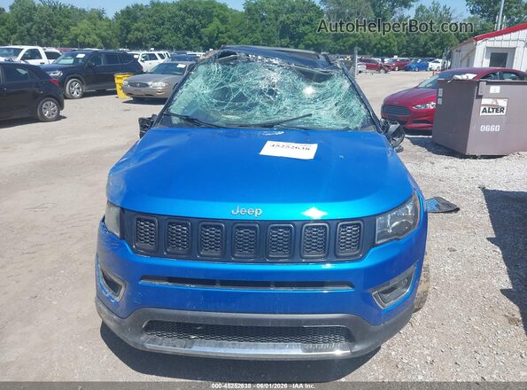 3C4NJDCB2HT627806 2017 JEEP NEW COMPASS Синий Вид щитка приборов