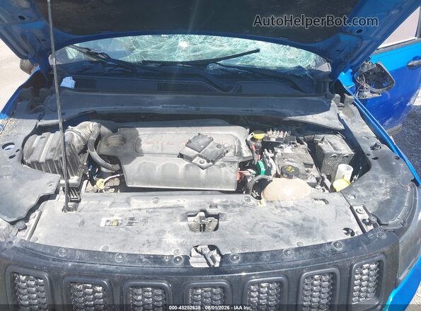 3C4NJDCB2HT627806 2017 JEEP NEW COMPASS Синий Вид сзади