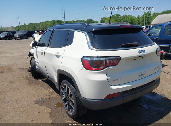 3C4NJDCB2JT298529 2018 JEEP COMPASS White Trasero izquierdo