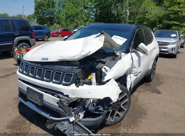 3C4NJDCB2JT298529 2018 JEEP COMPASS White Vista tres cuartos delantera izquierda