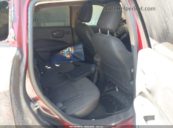 3C4NJDCB2JT373407 2018 JEEP COMPASS Red VIN sticker view