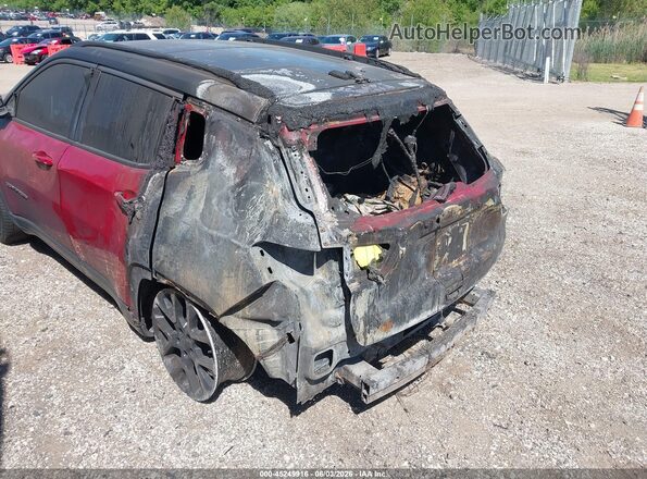 3C4NJDCB2JT373407 2018 JEEP COMPASS Red Front view