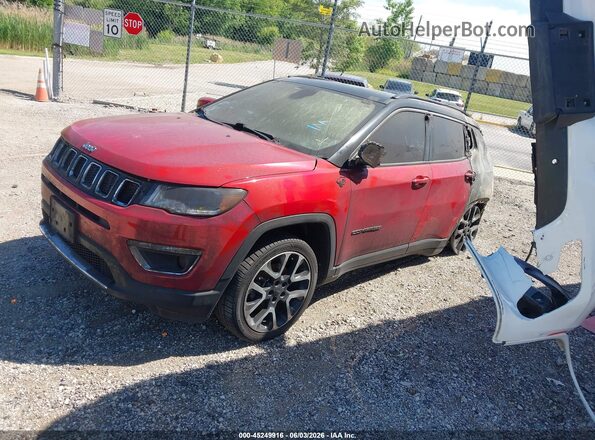 3C4NJDCB2JT373407 2018 JEEP COMPASS Red Front left