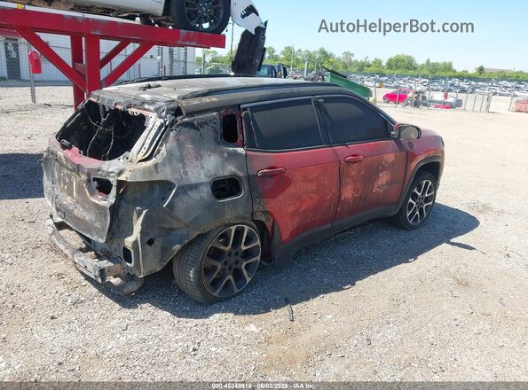 3C4NJDCB2JT373407 2018 JEEP COMPASS Red Rear right