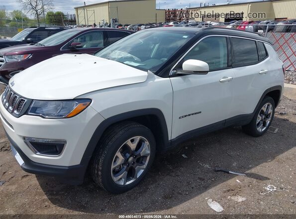 3C4NJDCB2LT244814 2020 JEEP COMPASS White Vista tres cuartos delantera izquierda