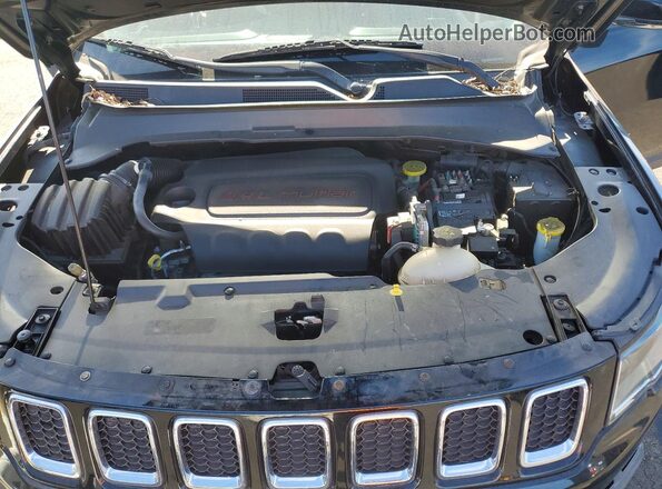 3C4NJDCB3KT619270 2019 JEEP COMPASS Black Vista del compartimento del motor