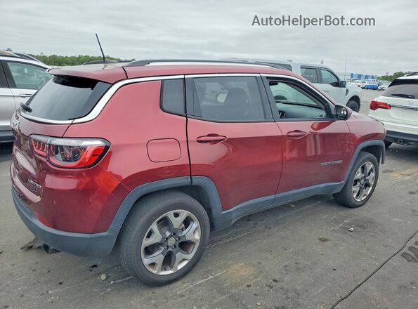 3C4NJDCB3MT523741 2021 JEEP COMPASS Maroon Задня права чверть