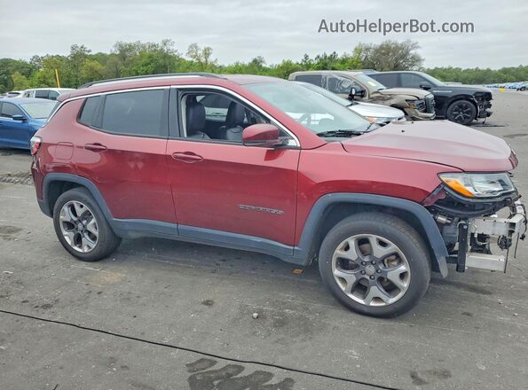 3C4NJDCB3MT523741 2021 JEEP COMPASS Maroon Передня права чверть
