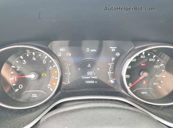 3C4NJDCB3MT523741 2021 JEEP COMPASS Maroon Вид щитка приладів