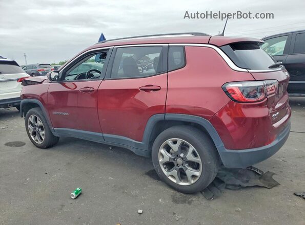 3C4NJDCB3MT523741 2021 JEEP COMPASS Maroon Задня ліва чверть