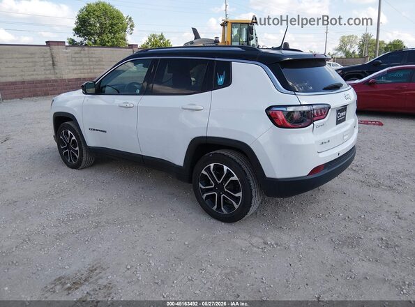 3C4NJDCB3NT159600 2022 JEEP COMPASS White Հետևի ձախ