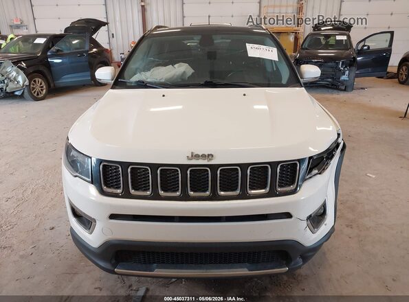 3C4NJDCB4JT373814 2018 JEEP COMPASS White Instrument cluster view