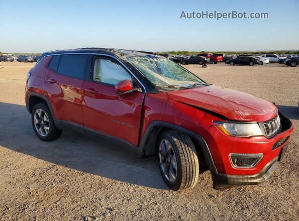 3C4NJDCB4MT533890 2021 JEEP COMPASS Burgundy Delantero derecho
