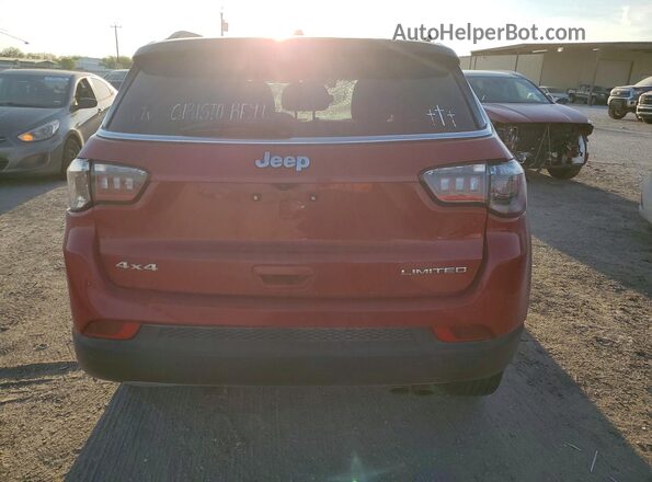 3C4NJDCB4MT533890 2021 JEEP COMPASS Burgundy Vista trasera
