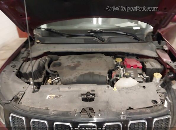 3C4NJDCB4MT550737 2021 JEEP COMPASS Burgundy უკანა ხედი