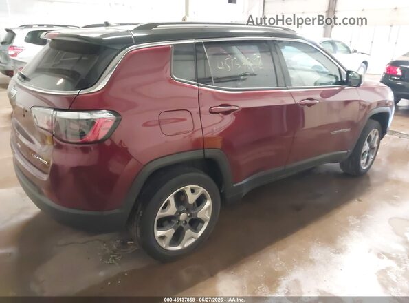 3C4NJDCB4MT550737 2021 JEEP COMPASS Burgundy უკანა მარჯვენა