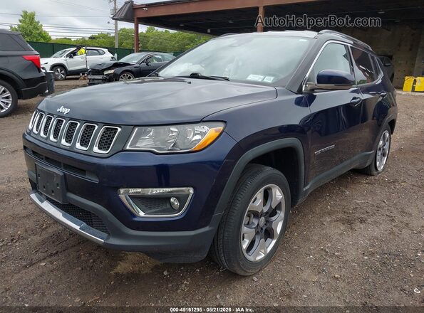 3C4NJDCB4MT559020 2021 JEEP COMPASS Синий Передняя левая четверть
