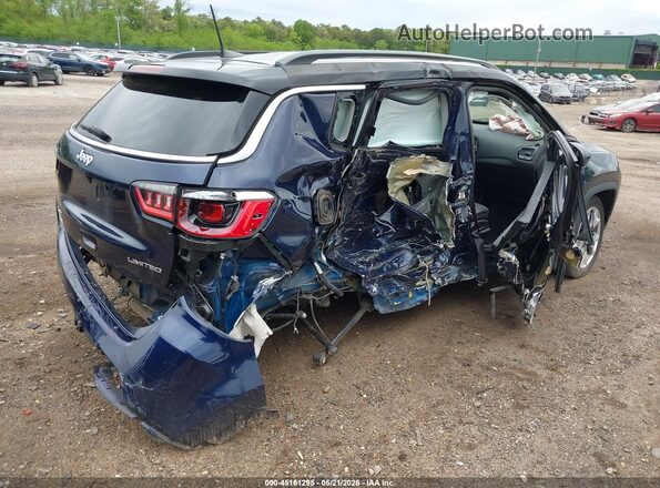 3C4NJDCB4MT559020 2021 JEEP COMPASS Синий Задняя правая четверть