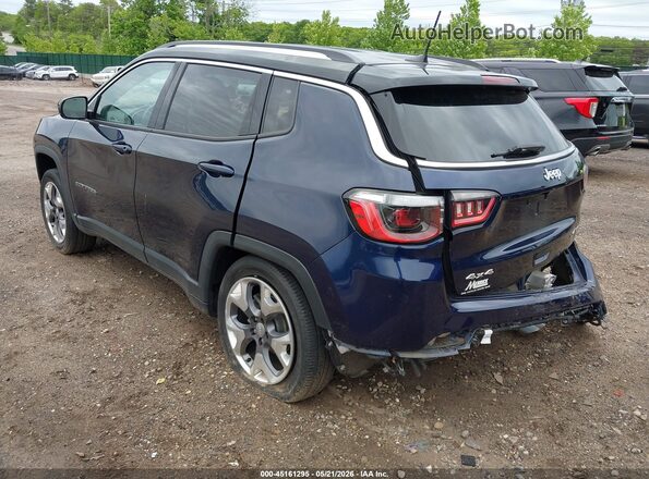 3C4NJDCB4MT559020 2021 JEEP COMPASS Синий Задняя левая четверть