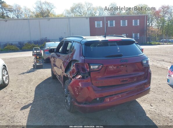 3C4NJDCB4NT135919 2022 JEEP COMPASS Red უკანა მარცხენა