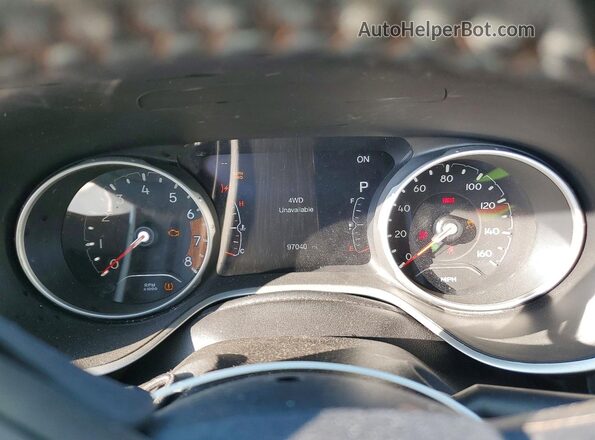 3C4NJDCB5JT307806 2018 JEEP COMPASS White Instrument cluster view