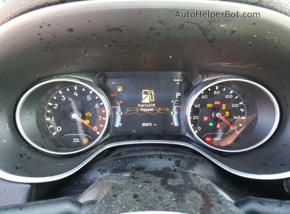 3C4NJDCB5LT146764 2020 JEEP COMPASS White Instrument cluster view