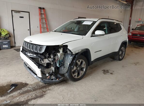 3C4NJDCB5MT527645 2021 JEEP COMPASS Белый Передняя левая четверть