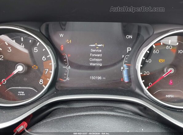 3C4NJDCB6JT246014 2018 JEEP COMPASS White Вид задніх сидінь
