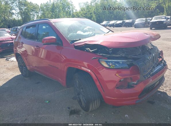 3C4NJDCB6NT213200 2022 JEEP COMPASS Красный Вид задней части салона