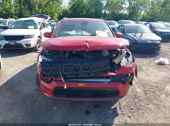 3C4NJDCB6NT213200 2022 JEEP COMPASS Красный Вид щитка приборов