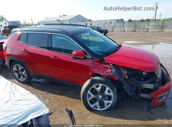3C4NJDCB7KT766448 2019 JEEP COMPASS Red Սալոնի հետևի տեսք
