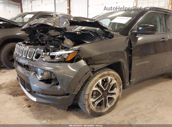 3C4NJDCB8NT232606 2022 JEEP COMPASS Gray Դիմացի տեսք
