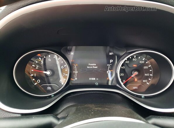 3C4NJDCB9KT826763 2019 JEEP COMPASS Gray ხელსაწყოთა პანელის ხედი