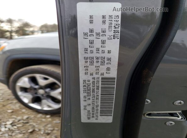 3C4NJDCB9KT826763 2019 JEEP COMPASS Gray VIN კოდის სტიკერის ხედი