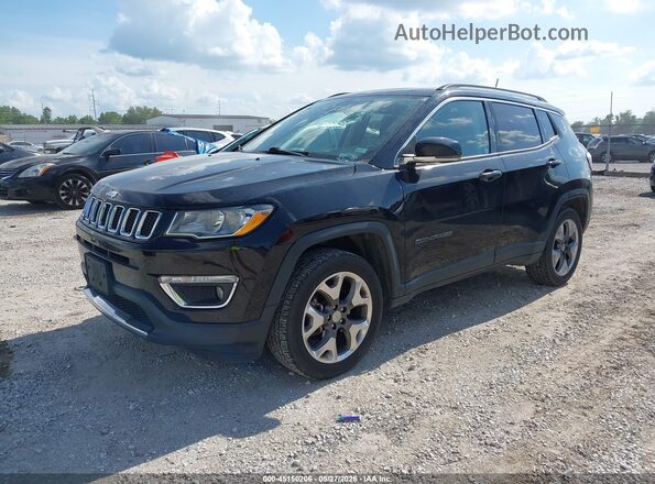 3C4NJDCBXJT199747 2018 JEEP COMPASS Черный Передняя левая четверть